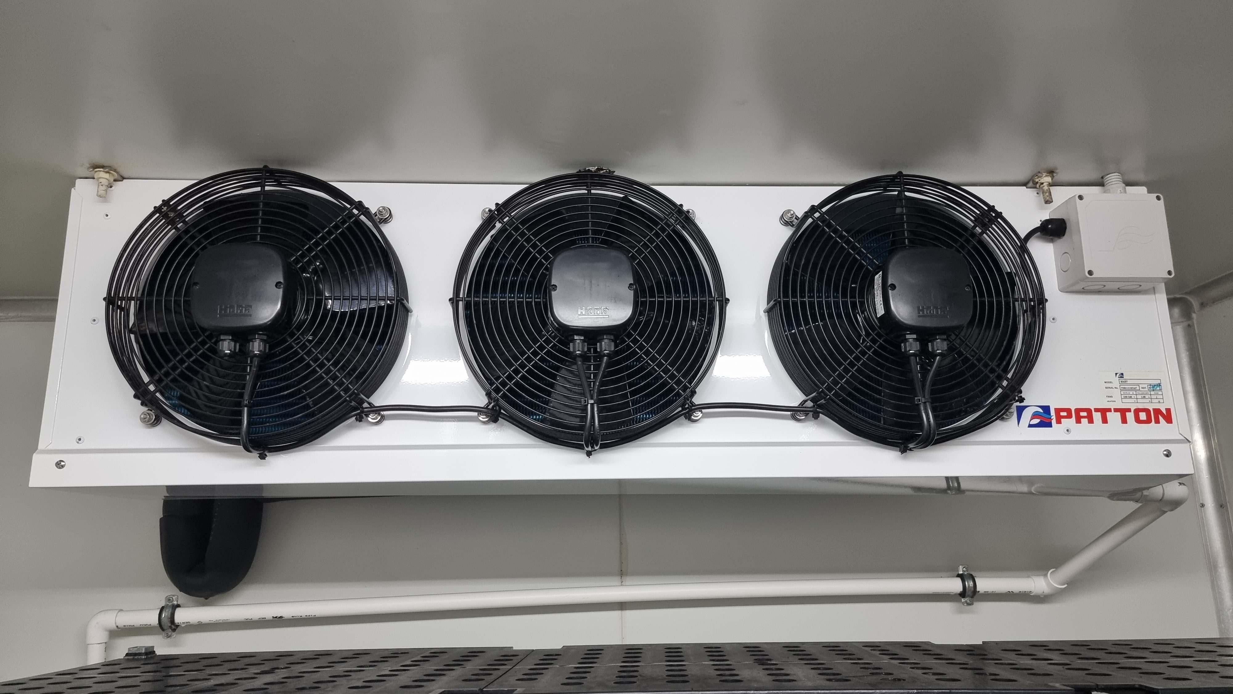 Patton 3-fan evaporator